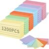 1200 Pieces Index Cards A8 Lined Mixara 1200 Pieces Index Cards A8 Lined
