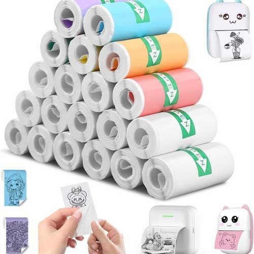Mixara 20 Rolls Mini Printer Paper