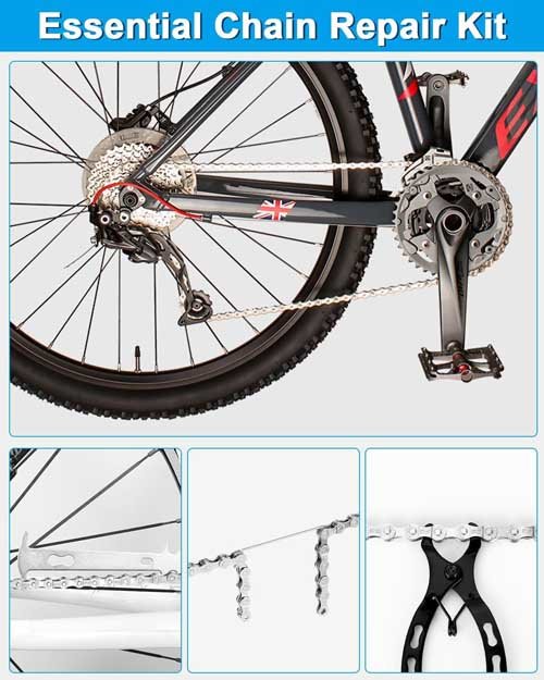Bicycle Link Pliers and 3 Pairs Chain Lock Mixara Bicycle Chain