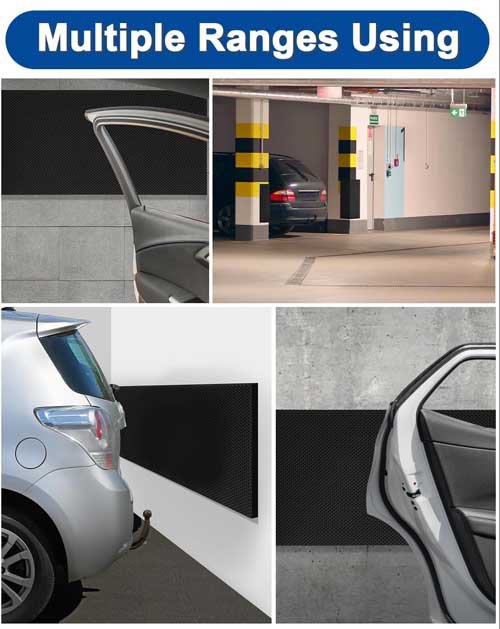 Door Edge Protection for Garage Wall, Car Doors, Carport Jissta 4 x Garage Wall Protectors