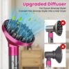 Portable Diffuser Nozzle Hair Diffuser Xaosin Diffuser Attachment for Dyson Airwrap