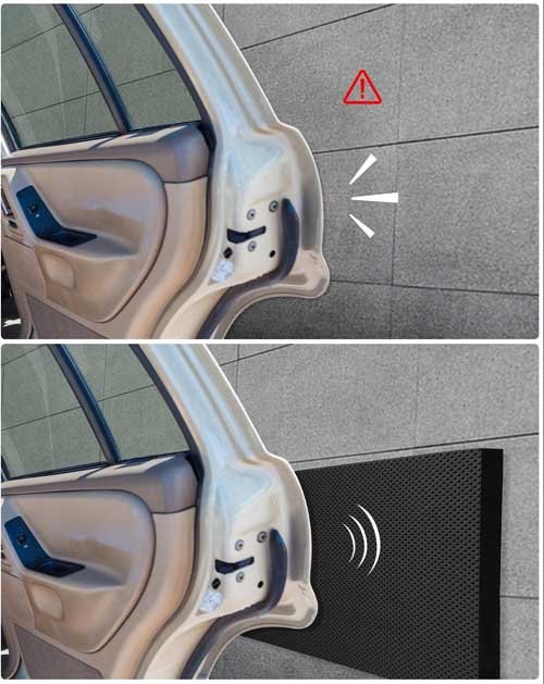 Self-Adhesive Edge Protection Jissta 4 x Garage Wall Protectors