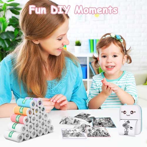 Mixara 20 Rolls Mini Printer Paper