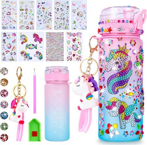 Mixara Unicorn Insulated Water Bottle Girl DIY