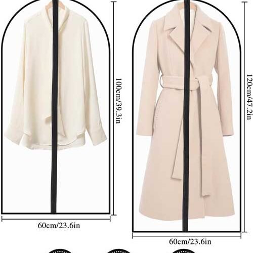 SOBEAU 8 x Semi-Transparent Protective Clothing Covers